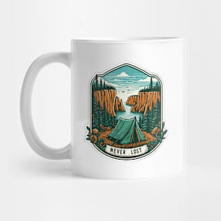 Never Lost - Camping Mug